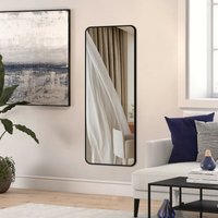 Boromal - 40x160/160x40cm Standspiegel Groß Ganzkörperspiegel mit Aluminiumrahmen für Schlaf-, Wohn- und Badezimmer Spiegel von BOROMAL