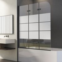 Boromal Badewannenaufsatz 140x140cm Duschwand 3-teilig Badewannenfaltwand Duschwand für Badewanne Duschtrennwand für Badewanne Duschabtrennung Boromal Badewannenaufsatz 140x140cm Duschwand 3-teilig Badewannenfaltwand Duschwand für Badewanne Duschtrennwand für Badewanne Duschabtrennung von BOROMAL