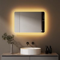 Boromal Badspiegel 40x60cm Spiegel mit Beleuchtung LED Spiegel Lichtspiegel Badezimmerspiegel LED Wandspiegel mit 3 Lichtfarben Dimmbar Boromal Badspiegel 40x60cm Spiegel mit Beleuchtung LED Spiegel Lichtspiegel Badezimmerspiegel LED Wandspiegel mit 3 Lichtfarben Dimmbar von BOROMAL
