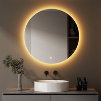 Boromal Badspiegel mit Beleuchtung 80x80cm LED Badspiegel Rund LED Spiegel Spiegel mit Beleuchtung Badezimmerspiegel Rund mit Beleuchtung Wandspiegel Boromal Badspiegel mit Beleuchtung 80x80cm LED Badspiegel Rund LED Spiegel Spiegel mit Beleuchtung Badezimmerspiegel Rund mit Beleuchtung Wandspiegel von BOROMAL