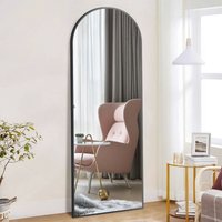 Boromal - Ganzkörperspiegel Wand Gold /Schwarz Wandspiegel Standspiegel Ganzkörper Großer 140x40 cm Schwarz von BOROMAL