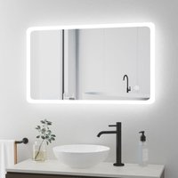Boromal LED Badspiegel 100x60cm Spiegel mit Beleuchtung LED Spiegel Lichtspiegel Badezimmerspiegel Wandspiegel mit 3 Lichtfarben Dimmbar Boromal LED Badspiegel 100x60cm Spiegel mit Beleuchtung LED Spiegel Lichtspiegel Badezimmerspiegel Wandspiegel mit 3 Lichtfarben Dimmbar von BOROMAL