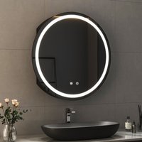 Boromal LED Spiegelschrank mit Beleuchtung 60x60cm Badezimmerschrank, Bad Metall Badschrank Spiegel Kabinett mit 3-Farben Dimmbar, Touch, Beschlagfrei Boromal LED Spiegelschrank mit Beleuchtung 60x60cm Badezimmerschrank, Bad Metall Badschrank Spiegel Kabinett mit 3-Farben Dimmbar, Touch, Beschlagfrei von BOROMAL