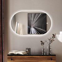 Boromal Ovaler Badspiegel mit Beleuchtung 50x90cm LED Badspiegel mit Licht Ovaler LED Spiegel mit Beleuchtung Lichtspiegel Wandspiegel mit Boromal Ovaler Badspiegel mit Beleuchtung 50x90cm LED Badspiegel mit Licht Ovaler LED Spiegel mit Beleuchtung Lichtspiegel Wandspiegel mit von BOROMAL