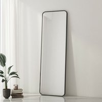 Wandspiegel gross schwarz spiegel mit Metallrahmen Standspiegel Rahmen hd Großer 60x100cm Ganzkörperspiegel - Boromal von BOROMAL