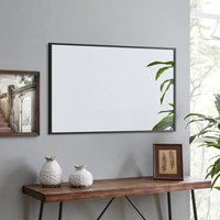 Boromal - Spiegel Schwarz 100x60cm Rechteckiger Spiegel mit Metall Rahmen Schwarz Spiegel Wandspiegel Schwarz für Badezimmer, Waschräume, Schlafzimmer Boromal - Spiegel Schwarz 100x60cm Rechteckiger Spiegel mit Metall Rahmen Schwarz Spiegel Wandspiegel Schwarz für Badezimmer, Waschräume, Schlafzimmer von BOROMAL