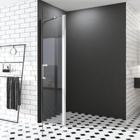 Walk in Duschwand, 100x185 cm Falttür Begehbare Dusche Duschkabine Duschtrennwand 5mm ESG-Sicherheitsglas Nano Beschichtung - Boromal Walk in Duschwand, 100x185 cm Falttür Begehbare Dusche Duschkabine Duschtrennwand 5mm ESG-Sicherheitsglas Nano Beschichtung - Boromal von BOROMAL