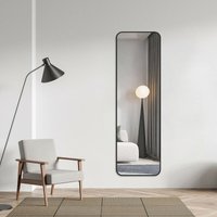 Wandspiegel 150x50 cm Großer Spiegel mit Schwarz Rahmen Ganzkörperspiegel für Wohnzimmer Badezimmer Flur und Ankleideraum, bruchsicher - Boromal von BOROMAL