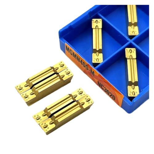 Drehmesser aus Metall 10 Stück MGMN400-M NC3030 MGMN400-M NC3020 MGMN400-M PC9030 Werkzeug für externe Drehmaschine aus Hartlegierung (MGMN400-M NC3020) von BORRGTU