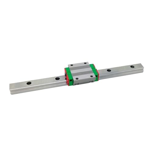 Miniatur-Lineare Bewegungsführung Lineare Führungsschiene EGW20 mit Schieber EGW20CC Hochpräzise Linearführung 100-550mm + 1 Stück 3D-Drucker Gleitschiene (130 mm) von BORRGTU