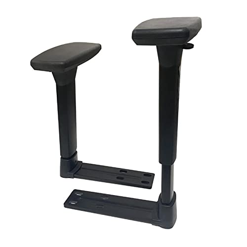 BORSAD Gaming Stuhl 2D 3D 4D Armlehne Ersatzteile Kompatibel Mit Racing Chair (Farbe : 3D 4 Holes, Size : A Pair) von BORSAD