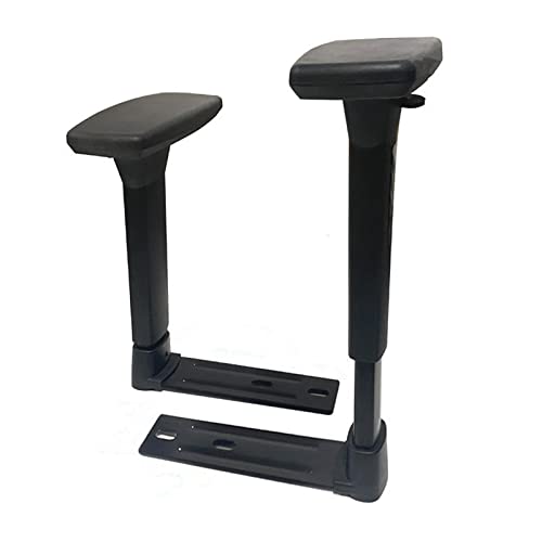 BORSAD Gaming Stuhl 2D 3D 4D Armlehne Ersatzteile Kompatibel Mit Racing Chair (Farbe : 3D 2 Holes, Size : A Pair) von BORSAD