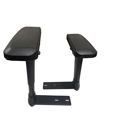 BORSAD Gaming Stuhl 2D 3D 4D Armlehne Ersatzteile Kompatibel Mit Racing Chair (Farbe : 4D 2 Holes, Size : A Pair) von BORSAD