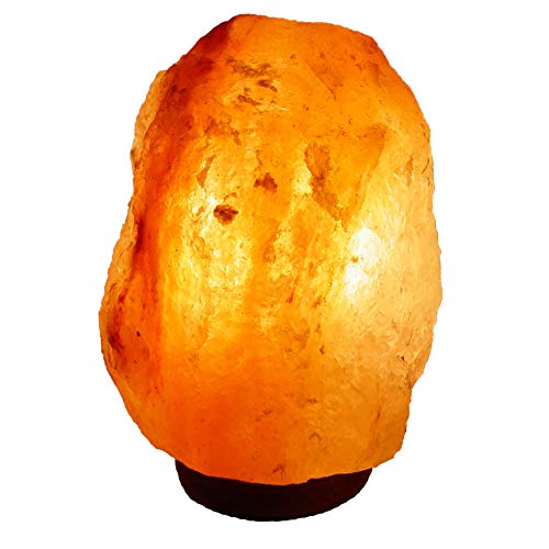 Bosalla Salz Lampe von 2 kg bis 26 kg frei wählbar Kristall Lampen Salt Range Pakistan mit Spezial Leuchtmittel und Kabel in 175 cm WEIß (2-4 kg) von Bosalla