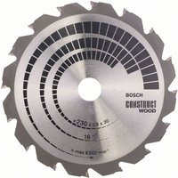 Pro Construct Wood Kreissägeblatt, 230 x 2,8 x 30 mm - Bosch Pro Construct Wood Kreissägeblatt, 230 x 2,8 x 30 mm - Bosch von Cisco