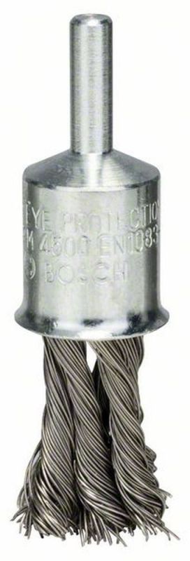 Bosch Pinselbürste, gezopft, rostfrei, 0,35 mm, 19 mm, 4500 U/ min 2608622129 von BOSCH-Zubehör