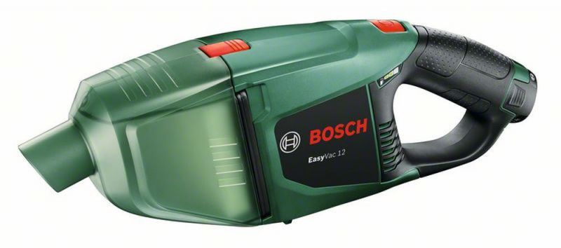 Bosch Akku-Handstaubsauger EasyVac 12, mit 1 x PBA 12V 2.5 Ah Akku, Ladegerät 06033D0001 von BOSCH grün