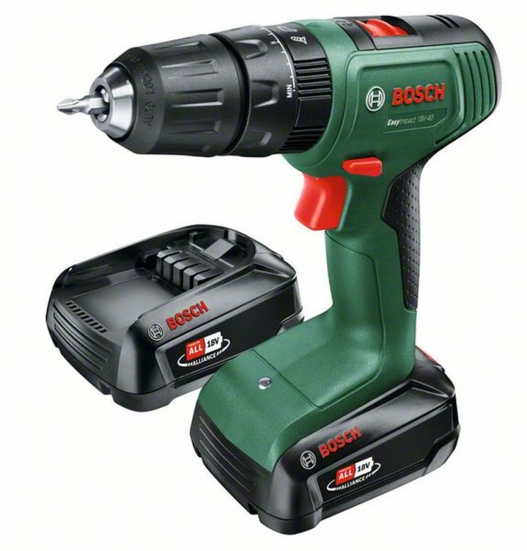 Bosch Akku-Zweigang-Schlagbohrschrauber EasyImpact 06039D8102 von BOSCH grün