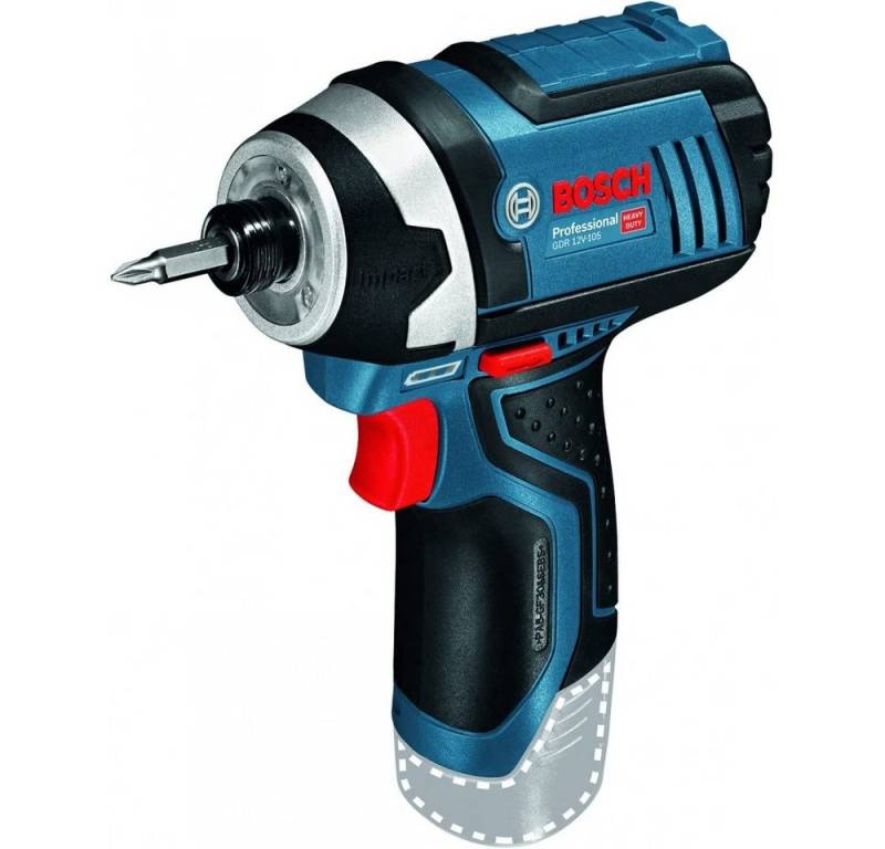 BOSCH Akku-Drehschlagschrauber GDR 12V-105 Professional solo Akku-Drehschlagschrauber blau/schwarz BOSCH Akku-Drehschlagschrauber GDR 12V-105 Professional solo Akku-Drehschlagschrauber blau/schwarz von BOSCH