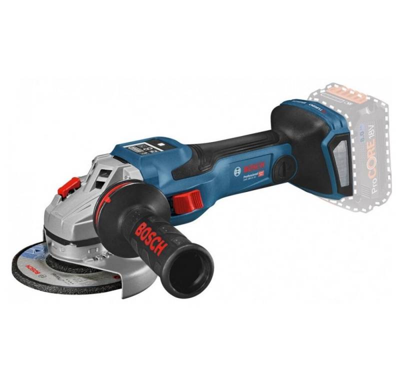 BOSCH Akku-Winkelschleifer BITURBO GWS 18V-15 SC solo - Akku-Winkelschleifer - blau/schwarz von BOSCH