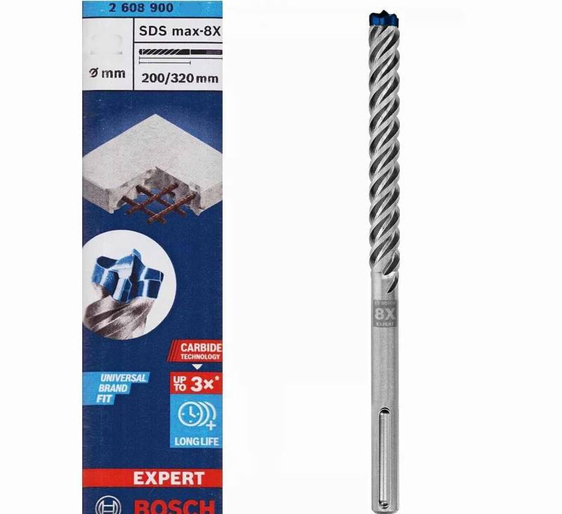 BOSCH Betonbohrer Bosch Expert SDS max-8X Hammerbohrer 30 x 200 x 320 mm - 2608900252 BOSCH Betonbohrer Bosch Expert SDS max-8X Hammerbohrer 30 x 200 x 320 mm - 2608900252 von BOSCH