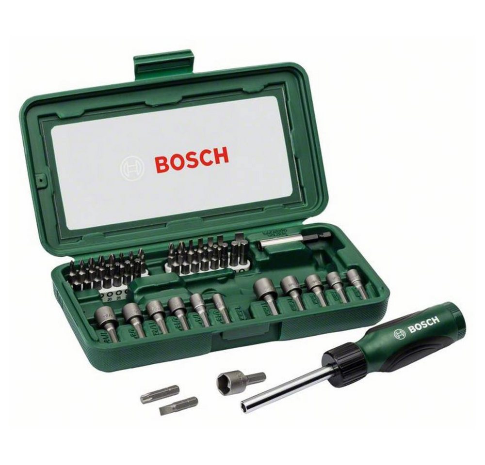 BOSCH Bit-Set Schraubendreher-Set, 46-teilig, mit Bit Garage im Handgriff 2607019504 BOSCH Bit-Set Schraubendreher-Set, 46-teilig, mit Bit Garage im Handgriff 2607019504 von BOSCH