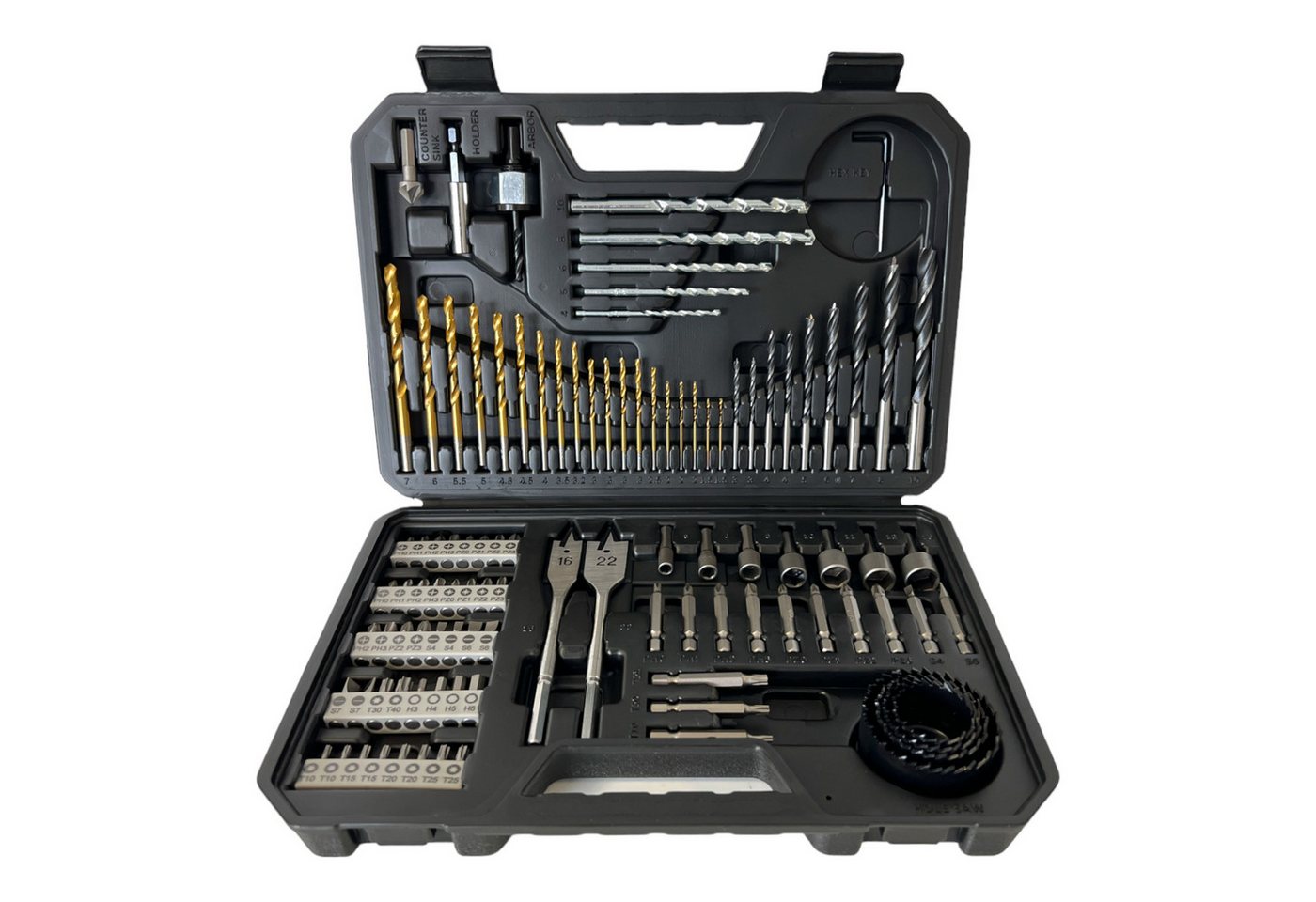 Bosch Professional Bohrer- und Bit-Set Titanium Pro Bohrer und Schraubendreher Bit Set 103-tlg (2608594070) von Bosch Professional