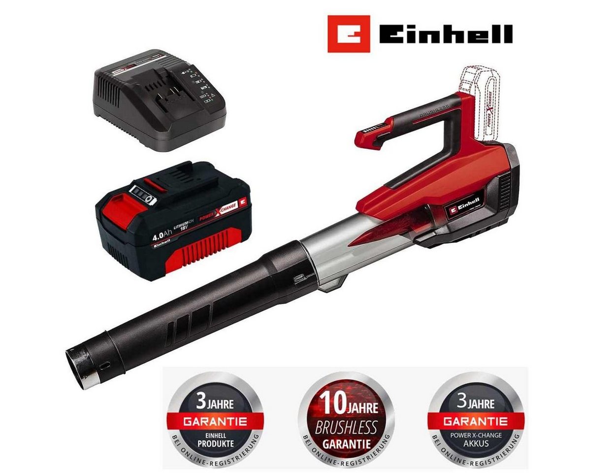 Einhell Akku-Laubbläser Einhell GP-LB 18/200 Li E bürstenloser Motor mit Akku / Ladegerät Einhell Akku-Laubbläser Einhell GP-LB 18/200 Li E bürstenloser Motor mit Akku / Ladegerät von Einhell