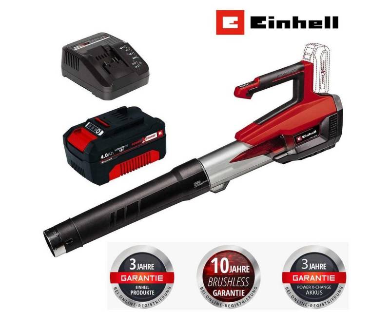 Einhell Akku-Laubbläser Einhell GP-LB 18/200 Li E bürstenloser Motor mit Akku / Ladegerät von Einhell