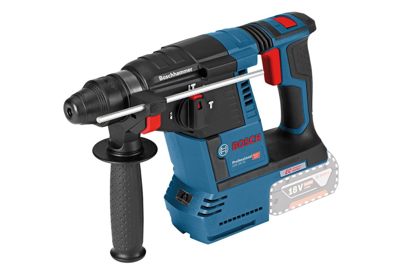 BOSCH Bohrhammer Akku-Bohrhammer GBH 18V-26 Professional solo von BOSCH