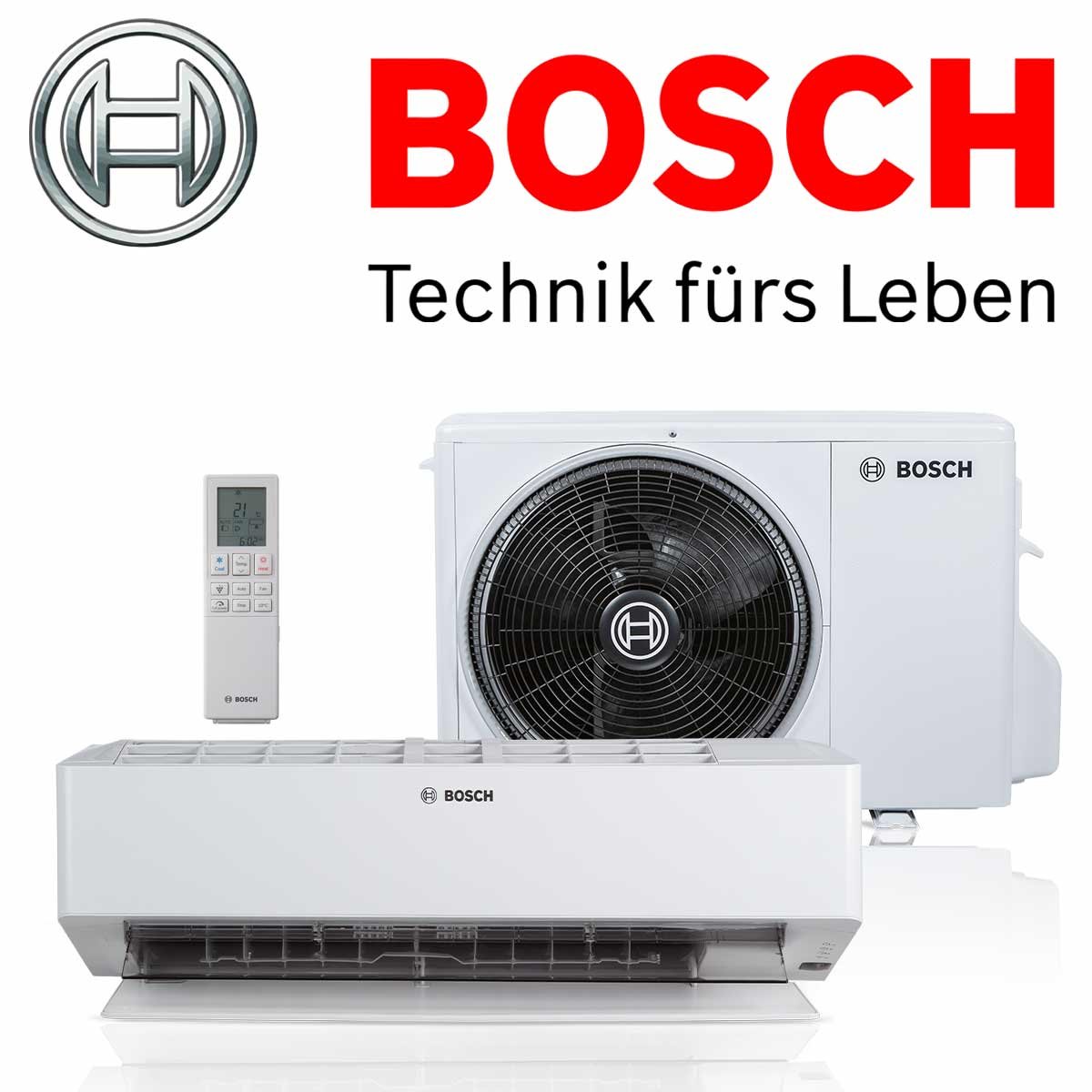 BOSCH Climate 6000i Set 25 E Singlesplit Klimaanlage 2,5 kW"" von BOSCH