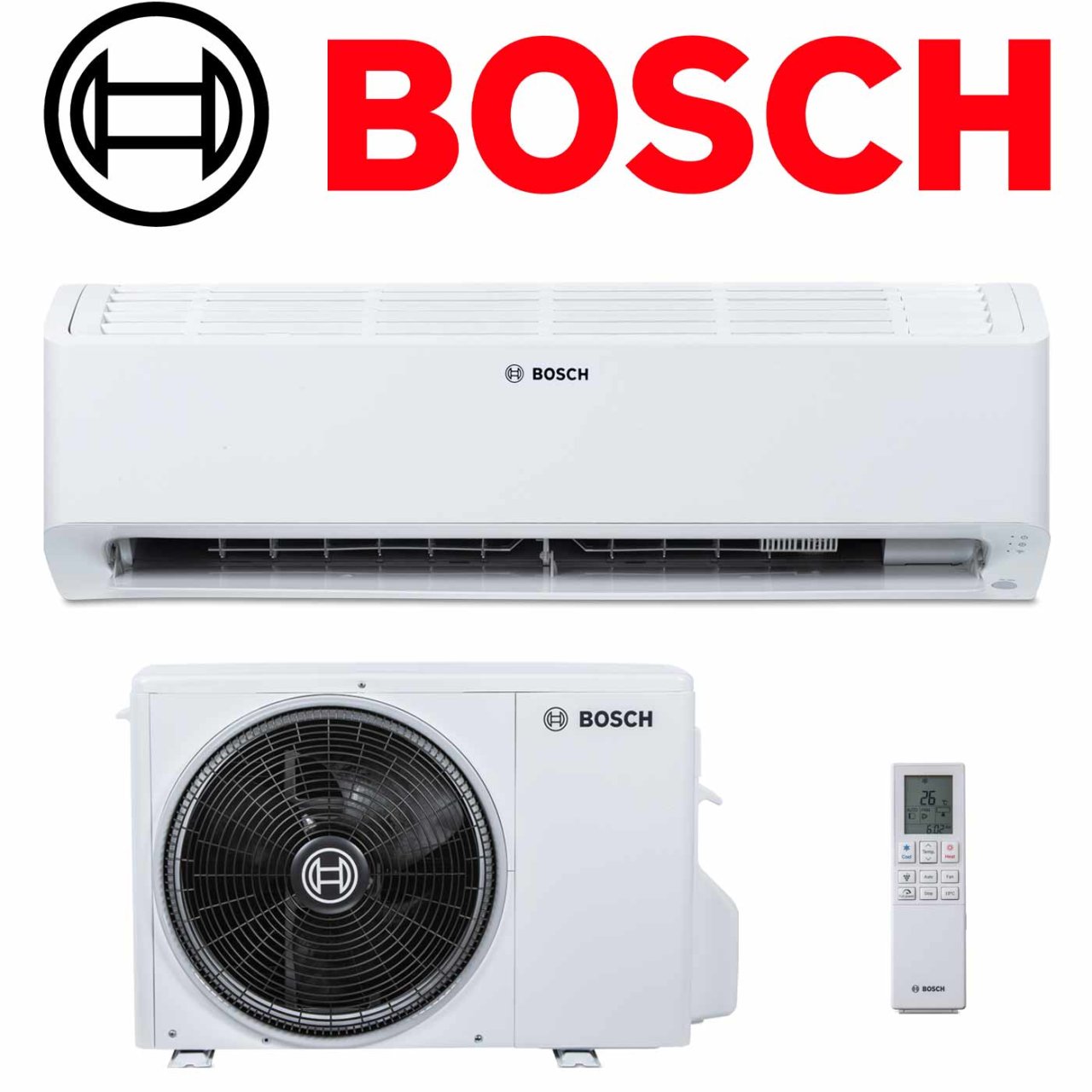 BOSCH Climate Class 6000i 25 E Klimaanlage 2,5 kW | CLC6001i-Set... von BOSCH