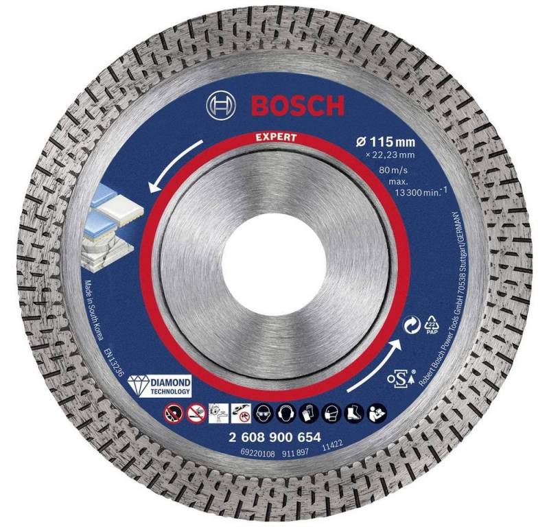 BOSCH Diamanttrennscheibe Diamanttrennscheiben, 115 x 22.23 x 1.4 x 10 mm 2608900654 BOSCH Diamanttrennscheibe Diamanttrennscheiben, 115 x 22.23 x 1.4 x 10 mm 2608900654 von BOSCH
