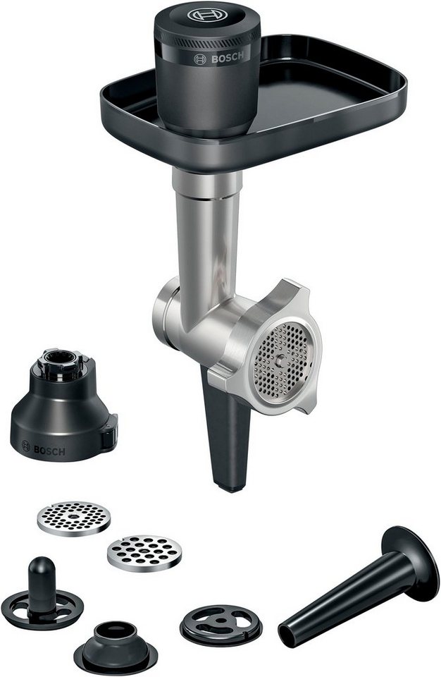 BOSCH Fleischwolfaufsatz MUZS6HA Zubehör-Set Hunting Adventure mit Fleischwolf, Zubehör für Bosch Küchenmaschine Serie 6 von BOSCH