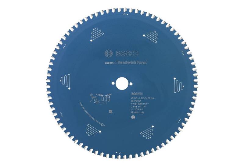 BOSCH Kreissägeblatt, Expert for Sandwich Panel 80Z - 355 x 30 x 2,6 mm von BOSCH