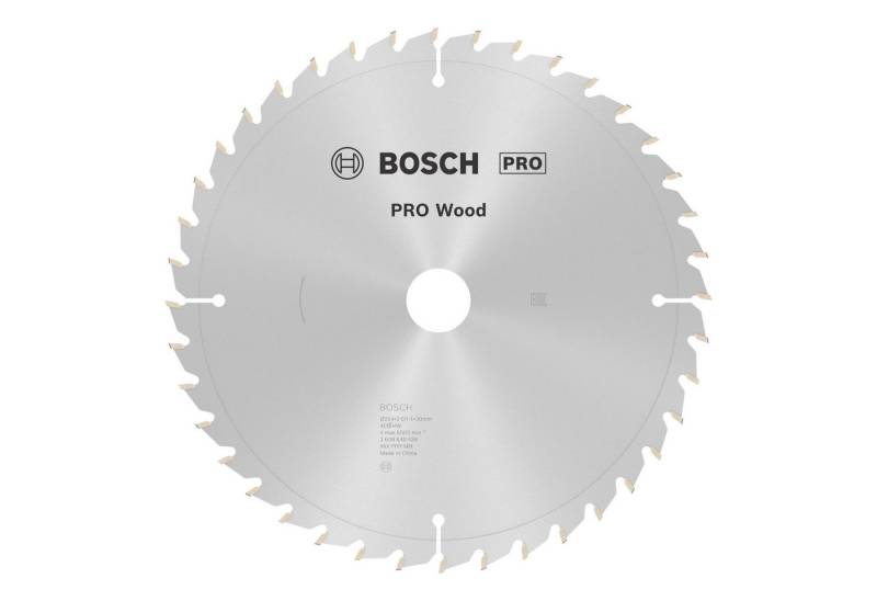 BOSCH Kreissägeblatt Pro Wood, 254 x 2 x 30 mm, 40 Zähne, für Netz-Kapp- und Gehrungssägen BOSCH Kreissägeblatt Pro Wood, 254 x 2 x 30 mm, 40 Zähne, für Netz-Kapp- und Gehrungssägen von BOSCH