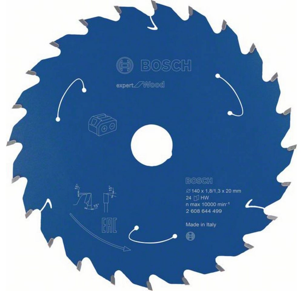 BOSCH Kreissägeblatt Akku-Kreissägeblatt Expert for Wood, 140 x 1.8/1.3 x 20 2608644499 BOSCH Kreissägeblatt Akku-Kreissägeblatt Expert for Wood, 140 x 1.8/1.3 x 20 2608644499 von BOSCH
