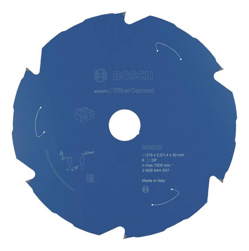 BOSCH Kreissägeblatt Expert, Akku for Fibre Cement, 216 x 2/1,4 x 30, 6 Zähne von BOSCH