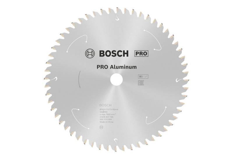 BOSCH Kreissägeblatt Pro Aluminium cordless, 184 x 2 x 16 mm, 56 Zähne, für Akku-Handkreissägen von BOSCH