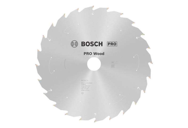 BOSCH Kreissägeblatt Pro Wood cordless, 254 x 2,2 x 30 mm, 24 Zähne, für Akku-Tischkreissägen von BOSCH