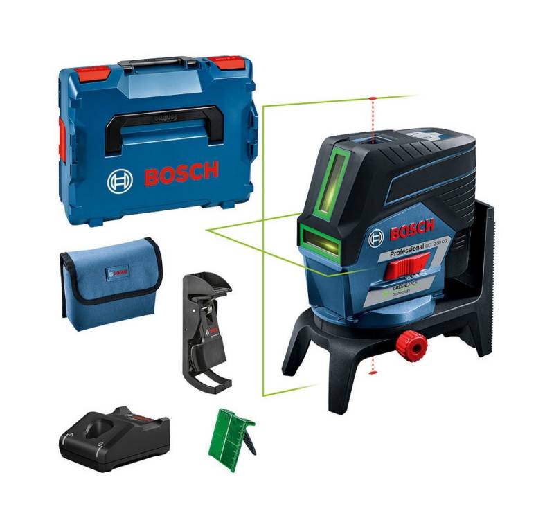 BOSCH Kreuzlinienlaser GCL 2-50 CG Kombilaser 12 Volt in L-Boxx von BOSCH