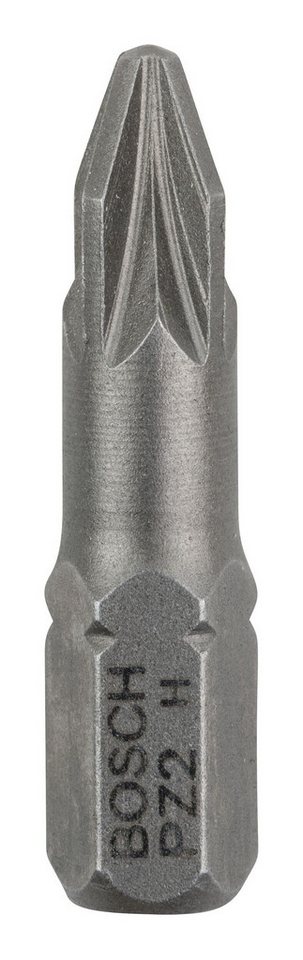 BOSCH Kreuzschlitz-Bit, 10 Stück, Schrauberbit Extra-Hart im Blister - PZ 2 x 25 mm - 10er-Pack von BOSCH