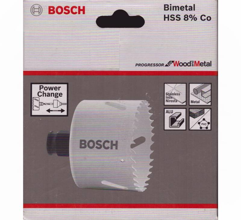 BOSCH Lochsäge BOSCH Lochsäge Bohrkrone Ø 102 mm Progressor Wood Metal Holz + Metall von BOSCH