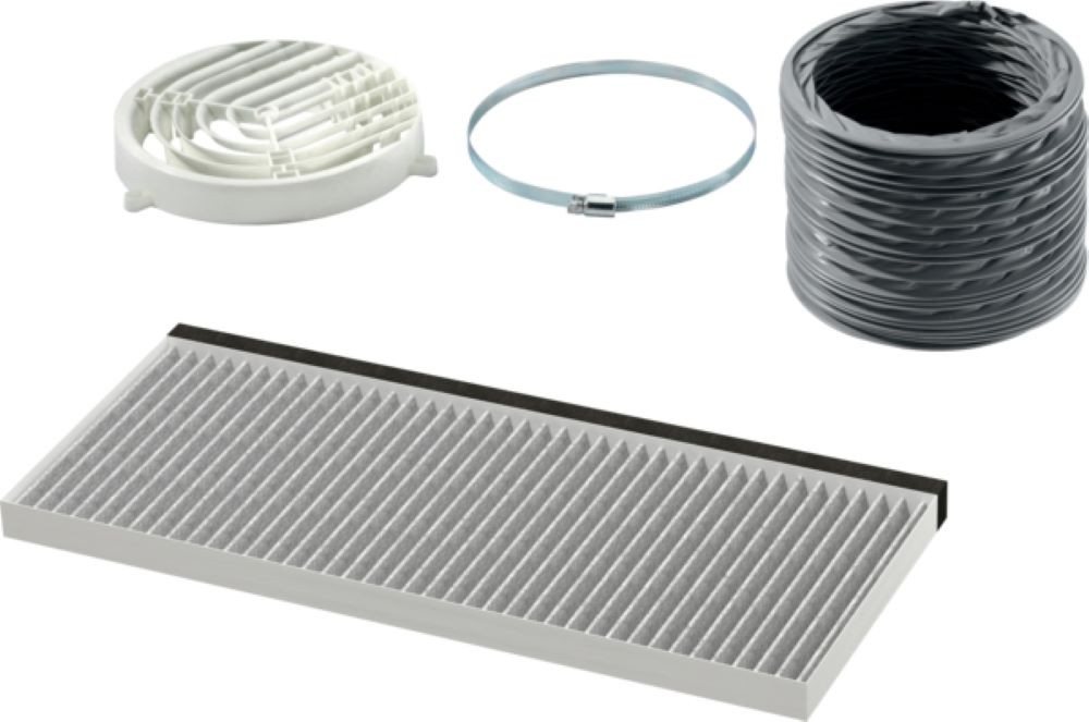 BOSCH Montagezubehör Dunstabzugshaube DWZ1IT1I4 Clean Air Standard Umluftset (4 St) von BOSCH