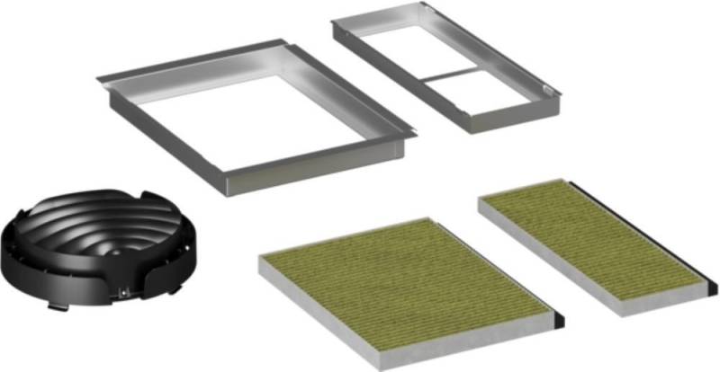 BOSCH Montagezubehör Dunstabzugshaube DWZ1KK1V6 Clean Air Plus Umluftset (5 St) von BOSCH