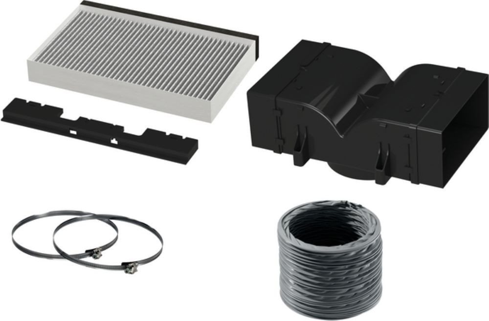 BOSCH Montagezubehör Dunstabzugshaube DWZ2CB1I4 Clean Air Standard Umluftset (6 St) von BOSCH