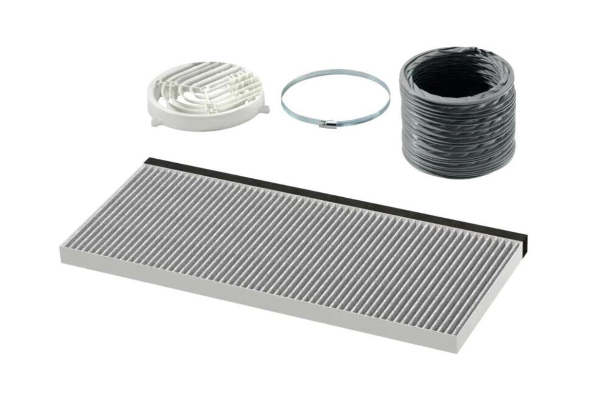 BOSCH Montagezubehör Dunstabzugshaube DWZ2IT1I4, Clean Air Standard Umluftset (4 St) von BOSCH