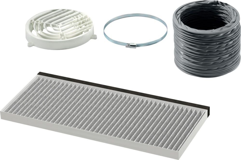BOSCH Montagezubehör Dunstabzugshaube DWZ6IB1I4 Clean Air Standard Umluftset (4 St) von BOSCH