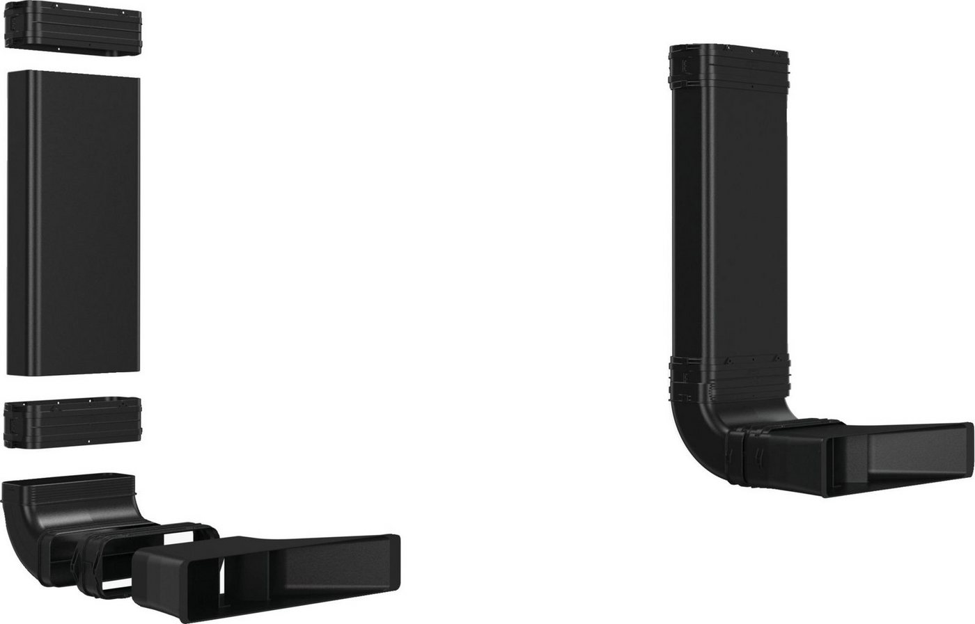 BOSCH Montagezubehör Dunstabzugshaube HEZ9VDKR2 Umluftset (5 St) von BOSCH