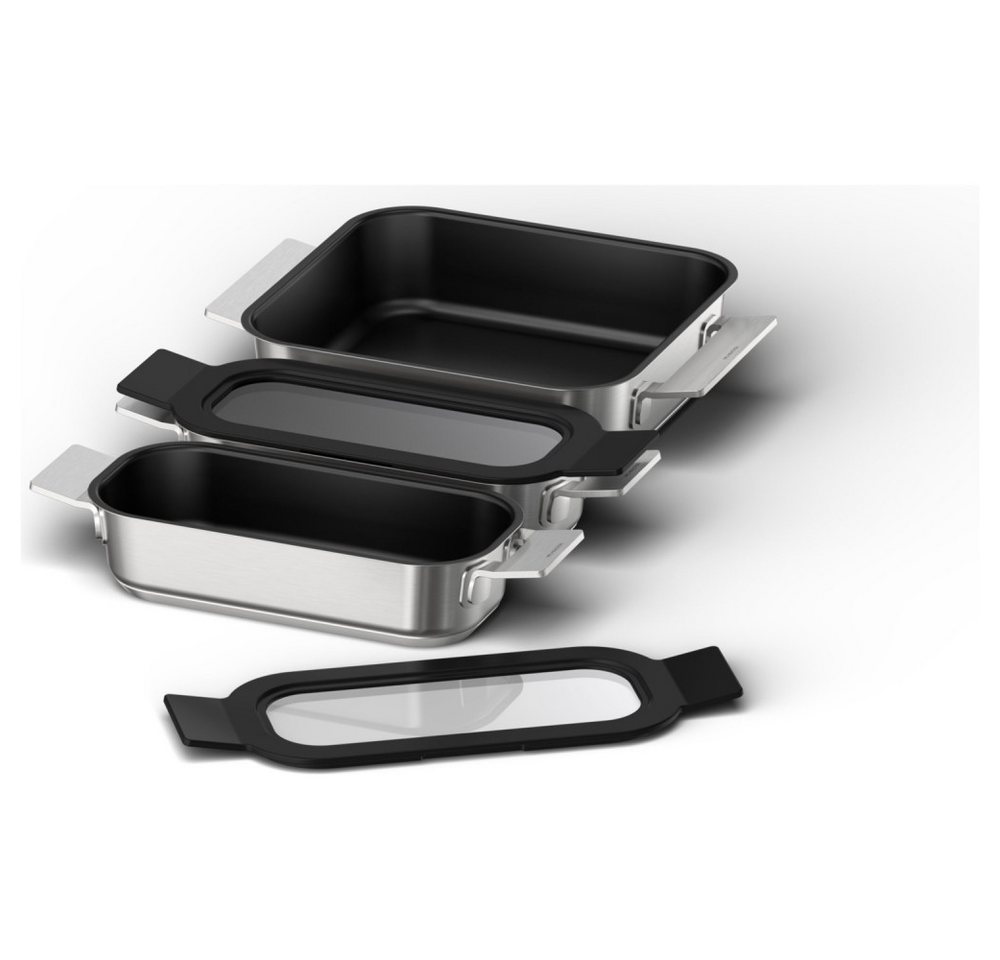 BOSCH Pfannen-Set Bosch HEZ9FF030 Flex Pfannen-Set, 3-teilig Küchenutensil., Robustes Material (3-teiliges Set), Robustes Material für langlebigen Gebrauch von BOSCH